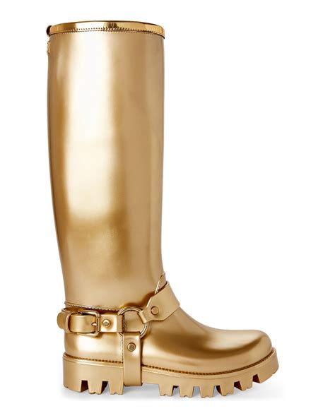 dolce gabbana gold boots|dolce and gabbana rhinestone boots.